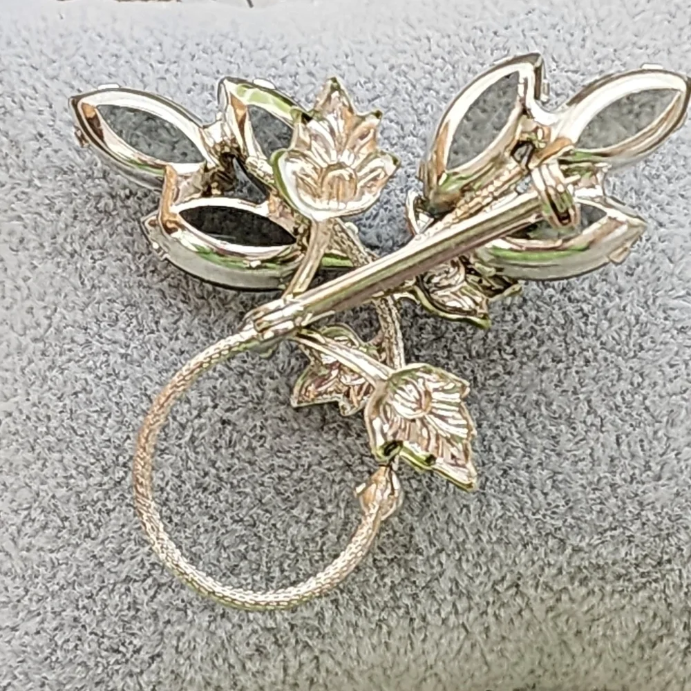 Vintage brooch silver